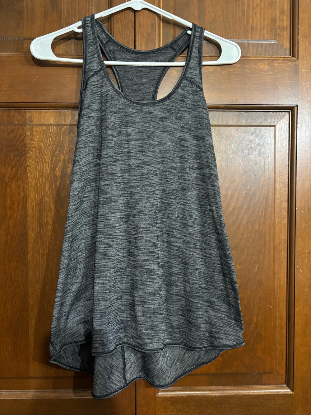 lululemon athletica Charcoal Heather Racerback Tank
